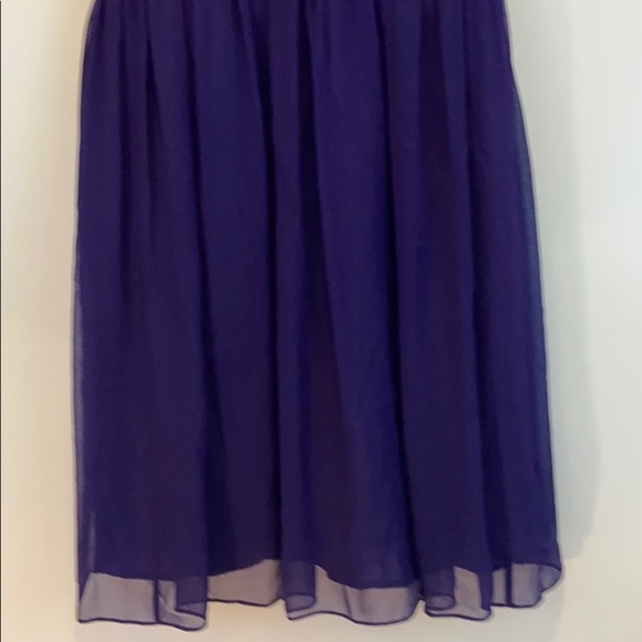 Maggie London Petites Purple Strapless Formal Prom Dress size 6P - Picture 3 of 7